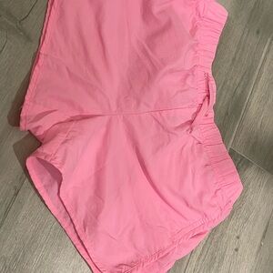 Pink girls kids swim shorts